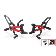 CNC Racing TROY BAYLISS LIMITED EDITION RPS Adjustable Rearset for the Ducati Panigale V4 / S / Speciale / R - Aluminum Heel Guards